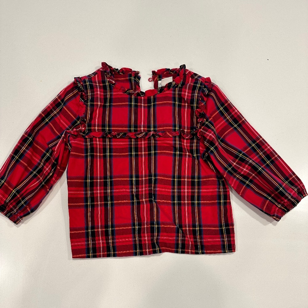 Red Crewcuts plaid shirt